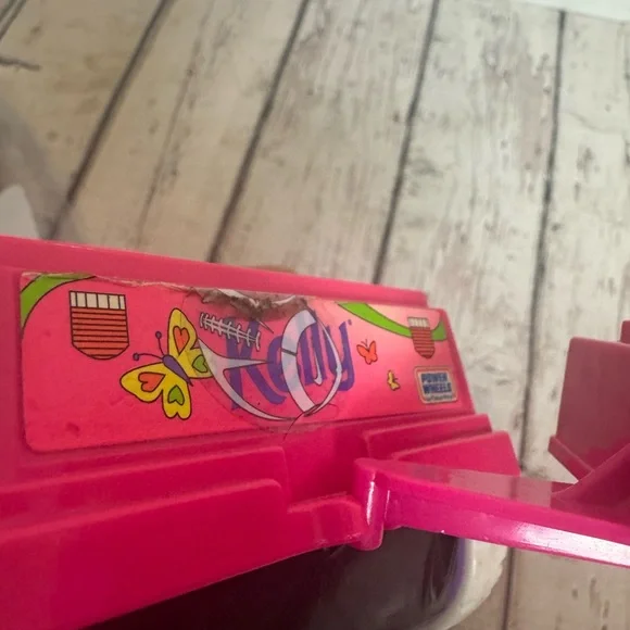 Vintage Pink Kelly Jeep and Trailer with dolls - Picture 9 of 11